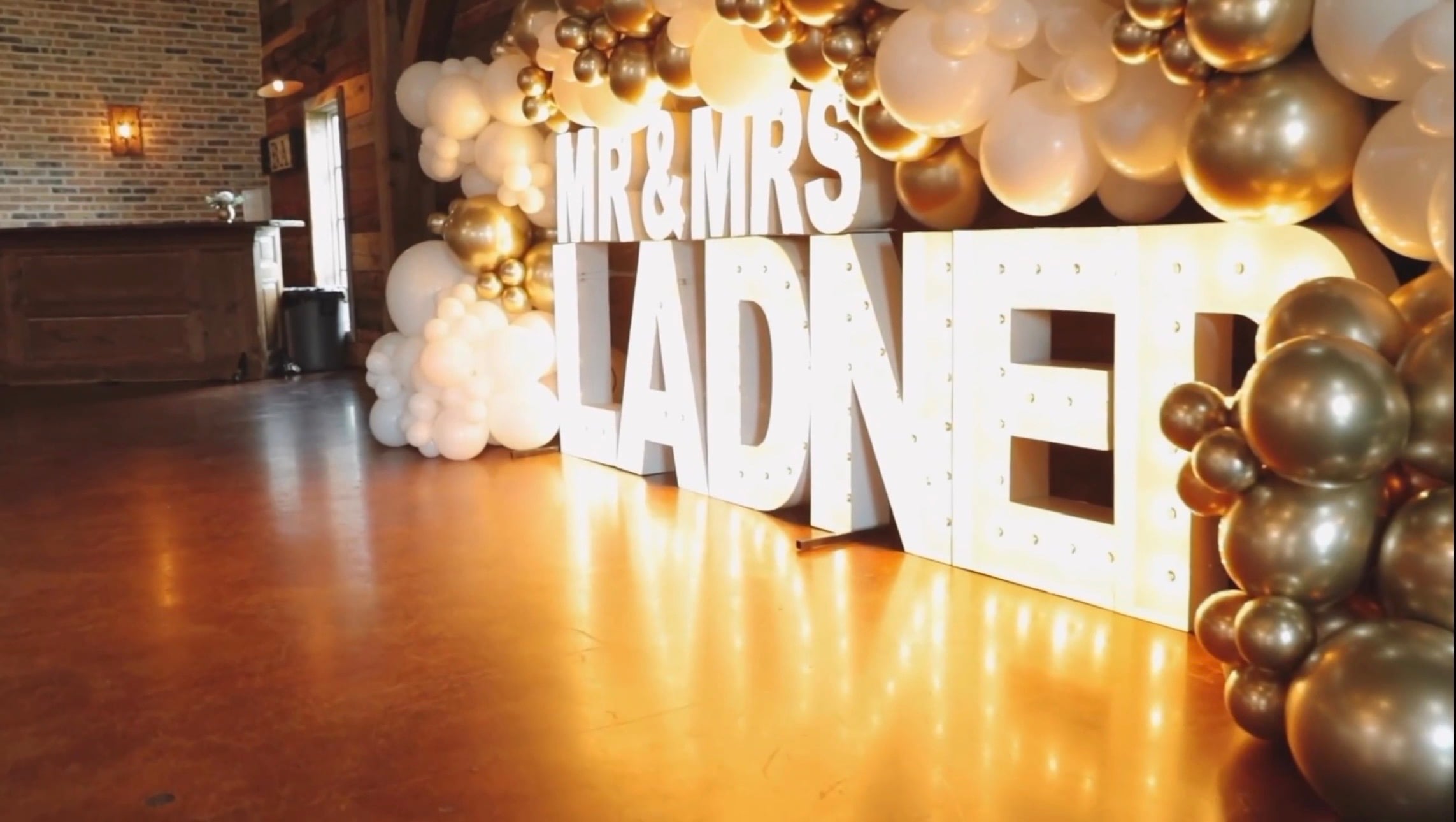 Venue Setup - Barn, Bouquet, Centerpieces, Rustic, Table Florals from Modern Barn Wedding at The Barn at Bridlewood | Hattiesburg, MS