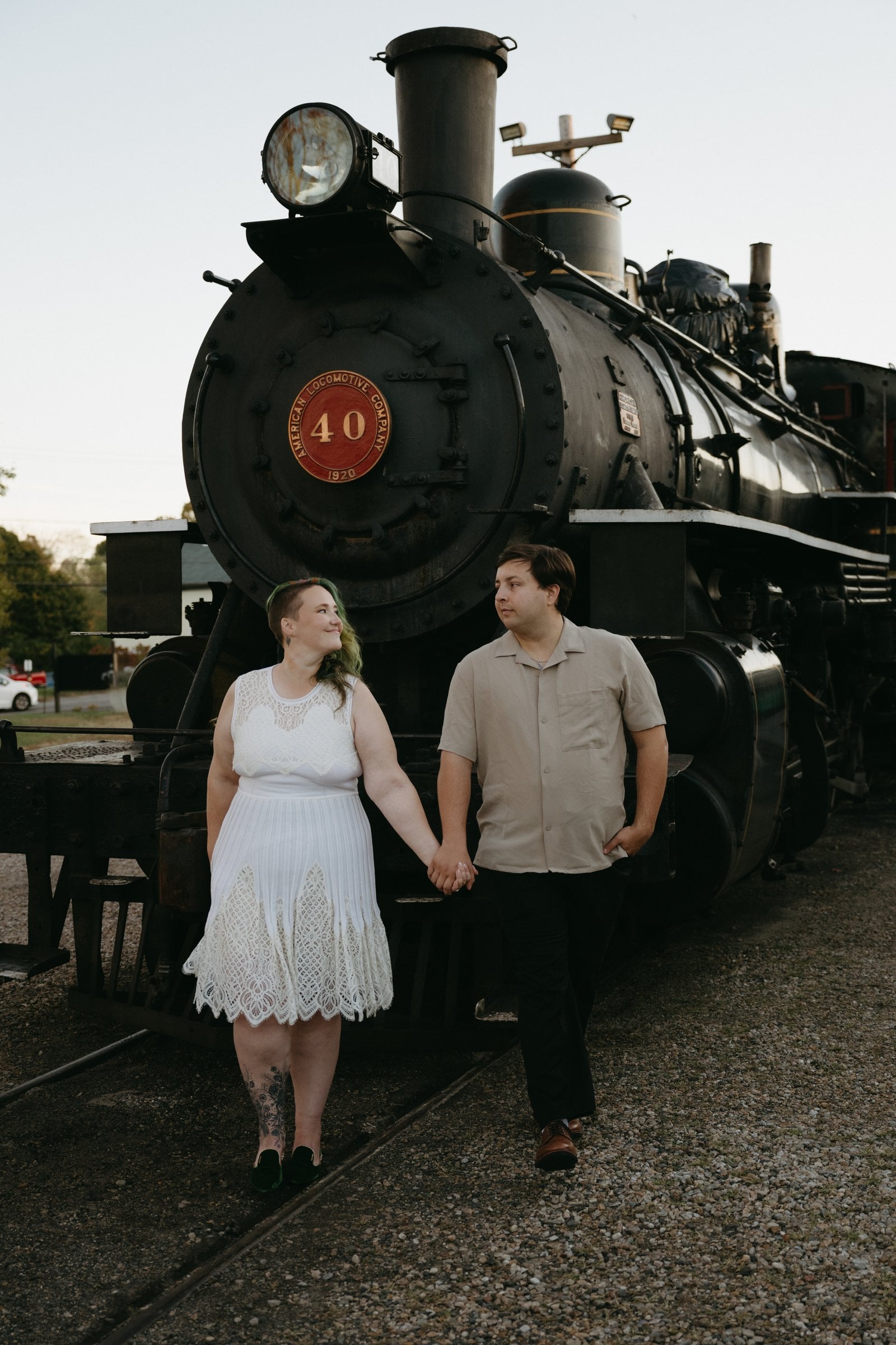 Venue Setup - Industrial, Outdoor from Engagement Session