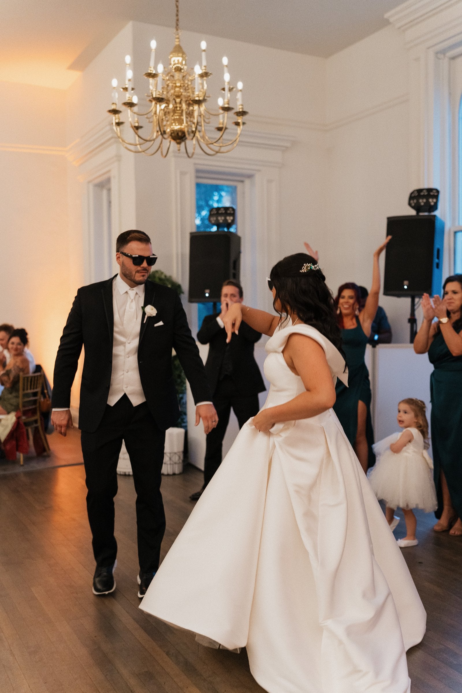 The Style - Accessories, Dress, Hair & Makeup, Suit from Vintage Glamour Wedding in Northwest Indiana