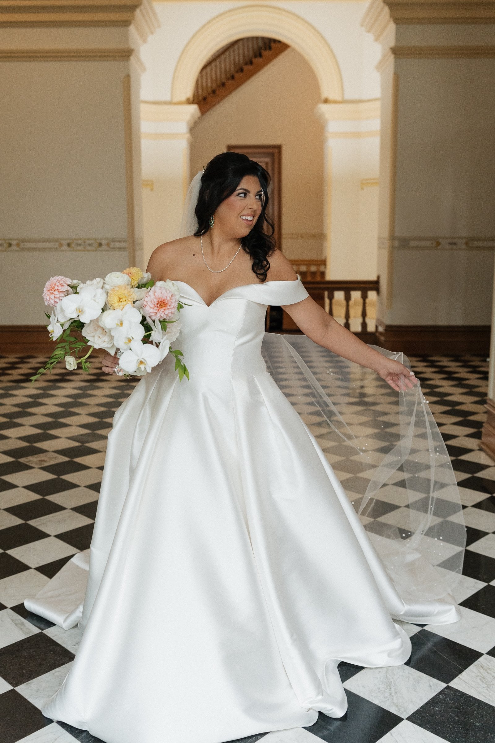 The Style - Accessories, Bouquet, Dress, Hair & Makeup from Vintage Glamour Wedding in Northwest Indiana