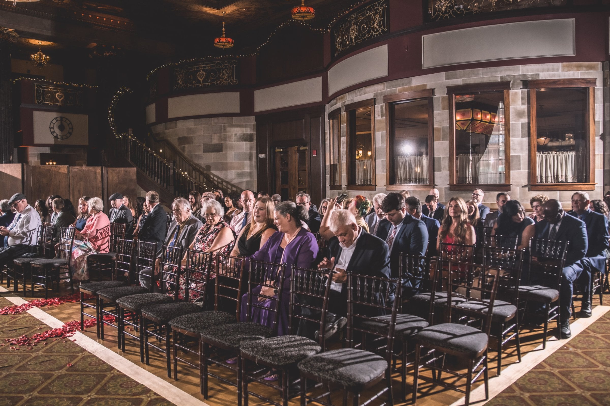 Venue Setup - Industrial from Beauty and the Beast meets Peaky Blinders