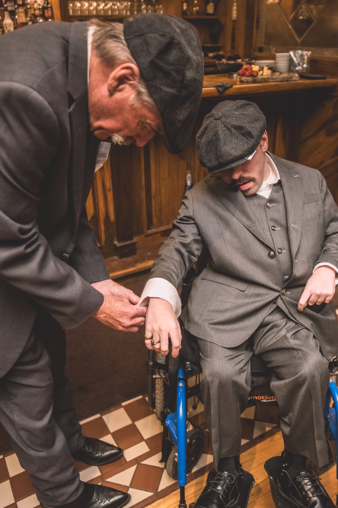 Venue Setup - Industrial from Beauty and the Beast meets Peaky Blinders